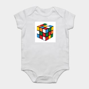 rubik's cube Baby Bodysuit